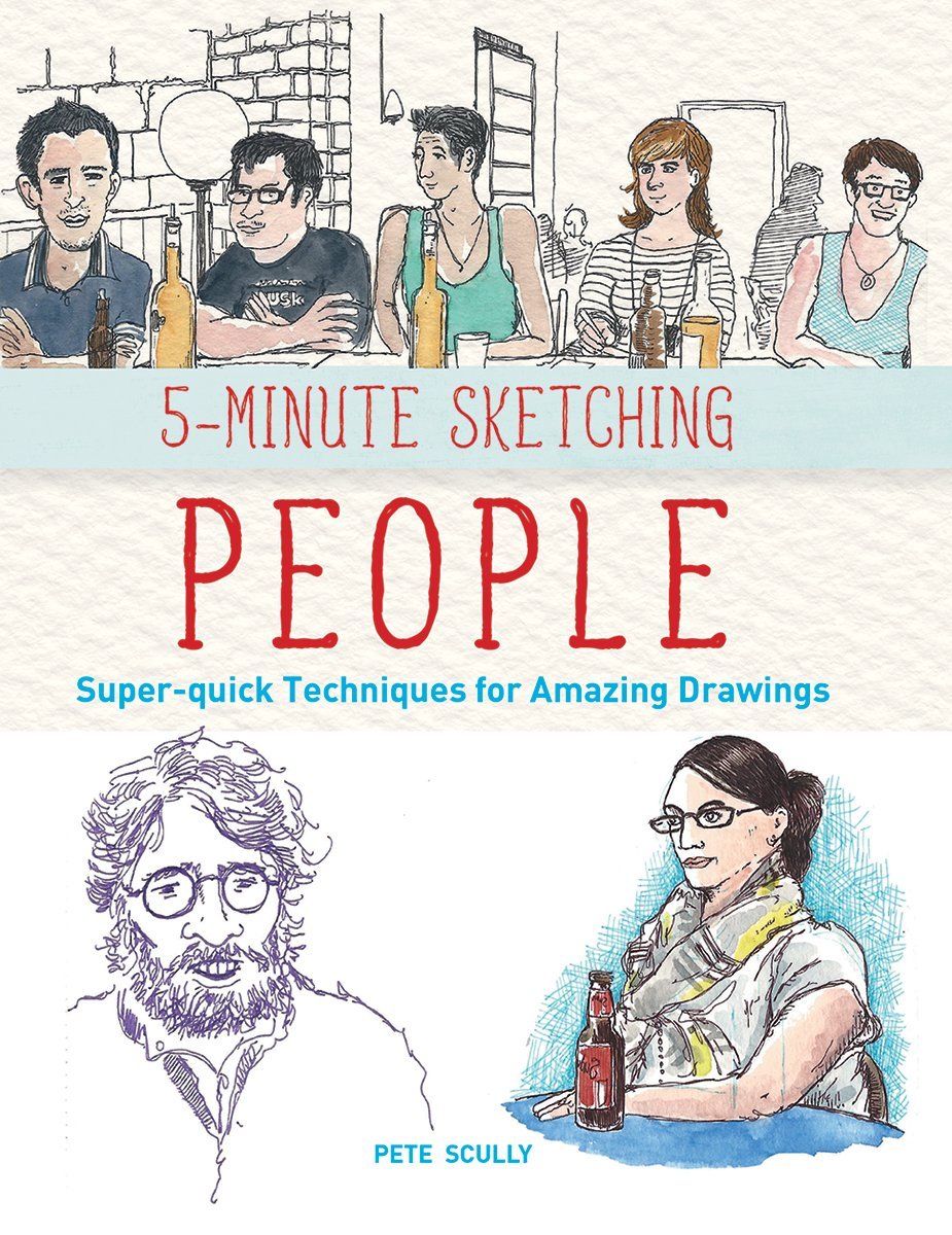 People 5-Minute Sketching Book Series - Odd Nodd Art Supply