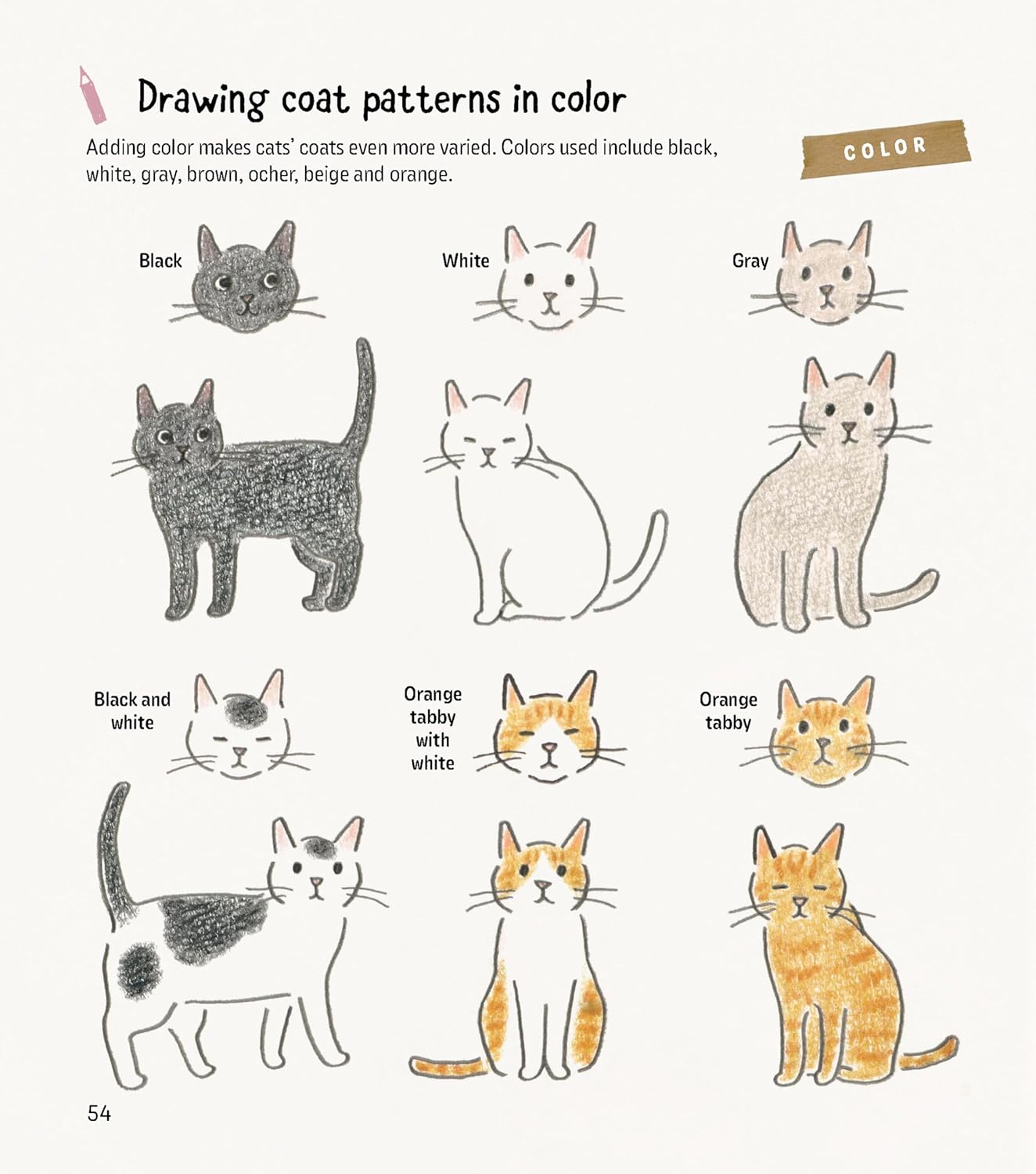 How to Draw Kawaii Cats: Sketch and Paint Your Adorable Feline Friends in Dozens of Different Ways!