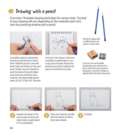 How to Draw Kawaii Cats: Sketch and Paint Your Adorable Feline Friends in Dozens of Different Ways!
