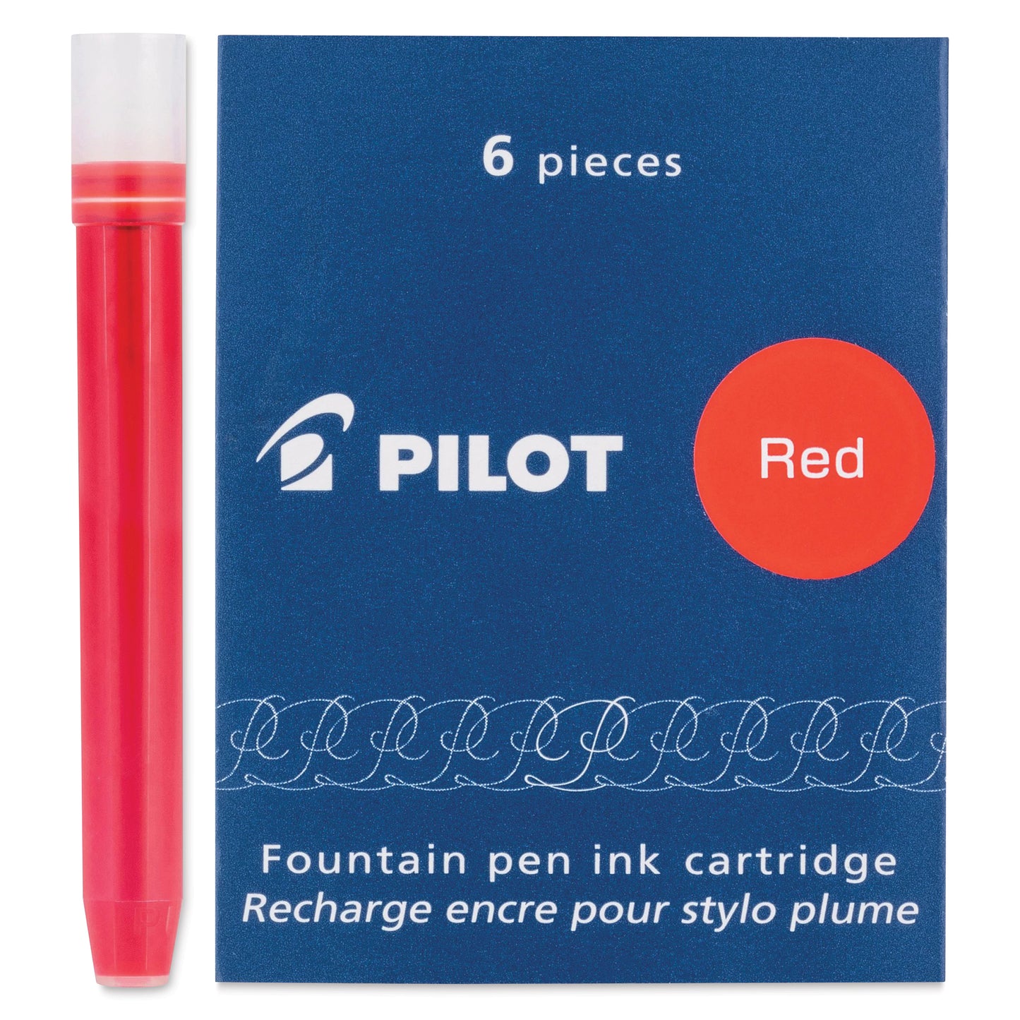 Red Pilot Pen Cartridges