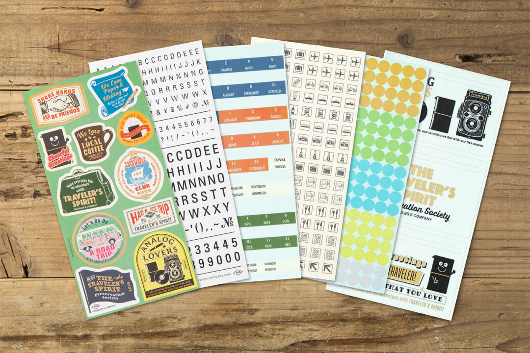Traveler's Company 2026 Sticker Sheet - Odd Nodd Art Supply