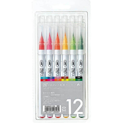 Clean Color Real Brush Marker Sets Kuretake Zig - Odd Nodd Art Supply