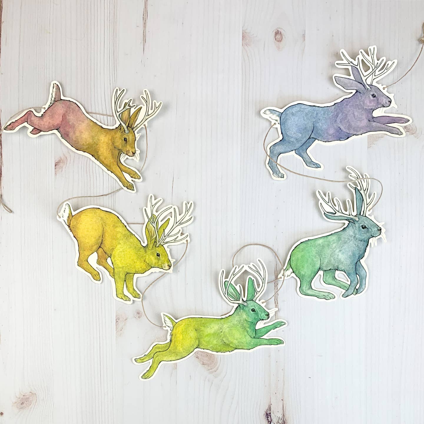 Illustrated Paper Garland