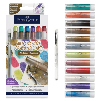 Metallics Faber Castell Art Crayon Sets
