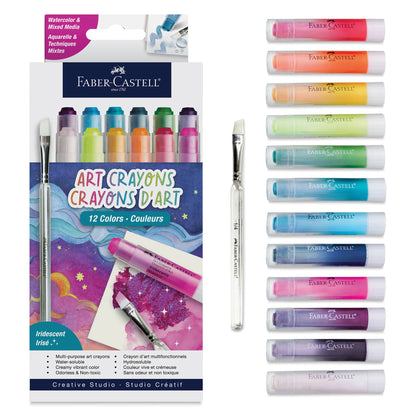 Iridescent Faber Castell Art Crayon Sets