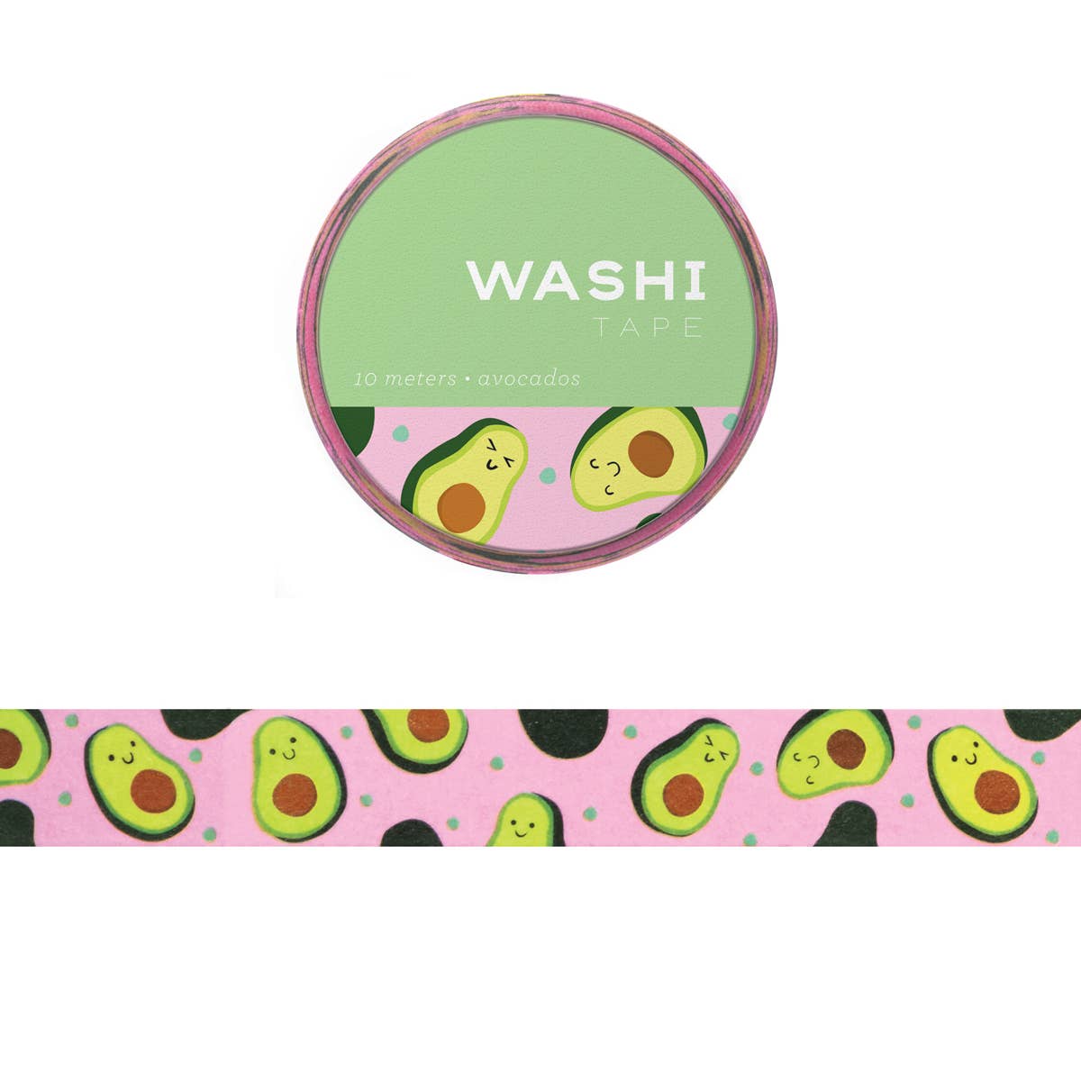 Avocado Washi Masking Tape - Odd Nodd Art Supply
