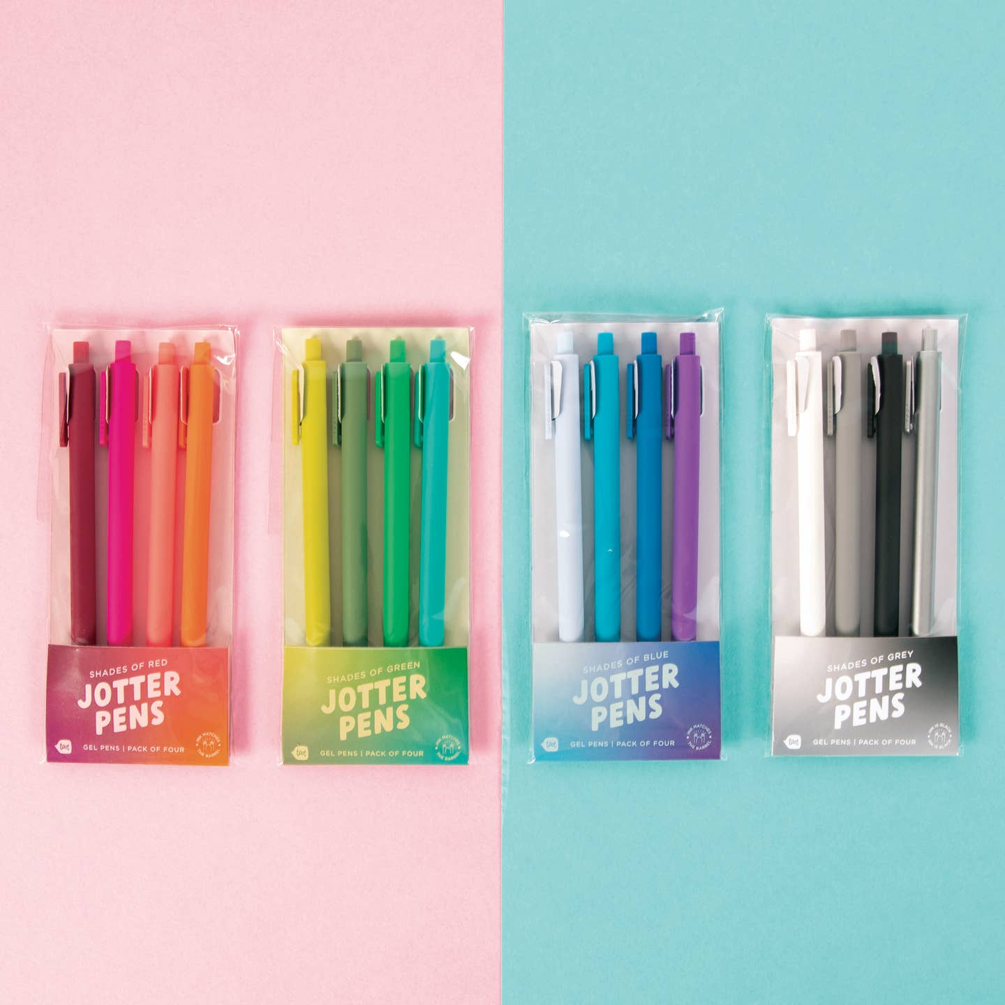 Colorful Jotter Gradient 4 Pack