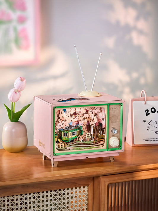 Diy Mechanical Music Box: Sakura Dreamy Tour - Odd Nodd Art Supply