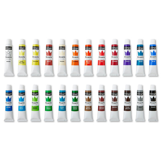 Gouache Paints 24 Color Set