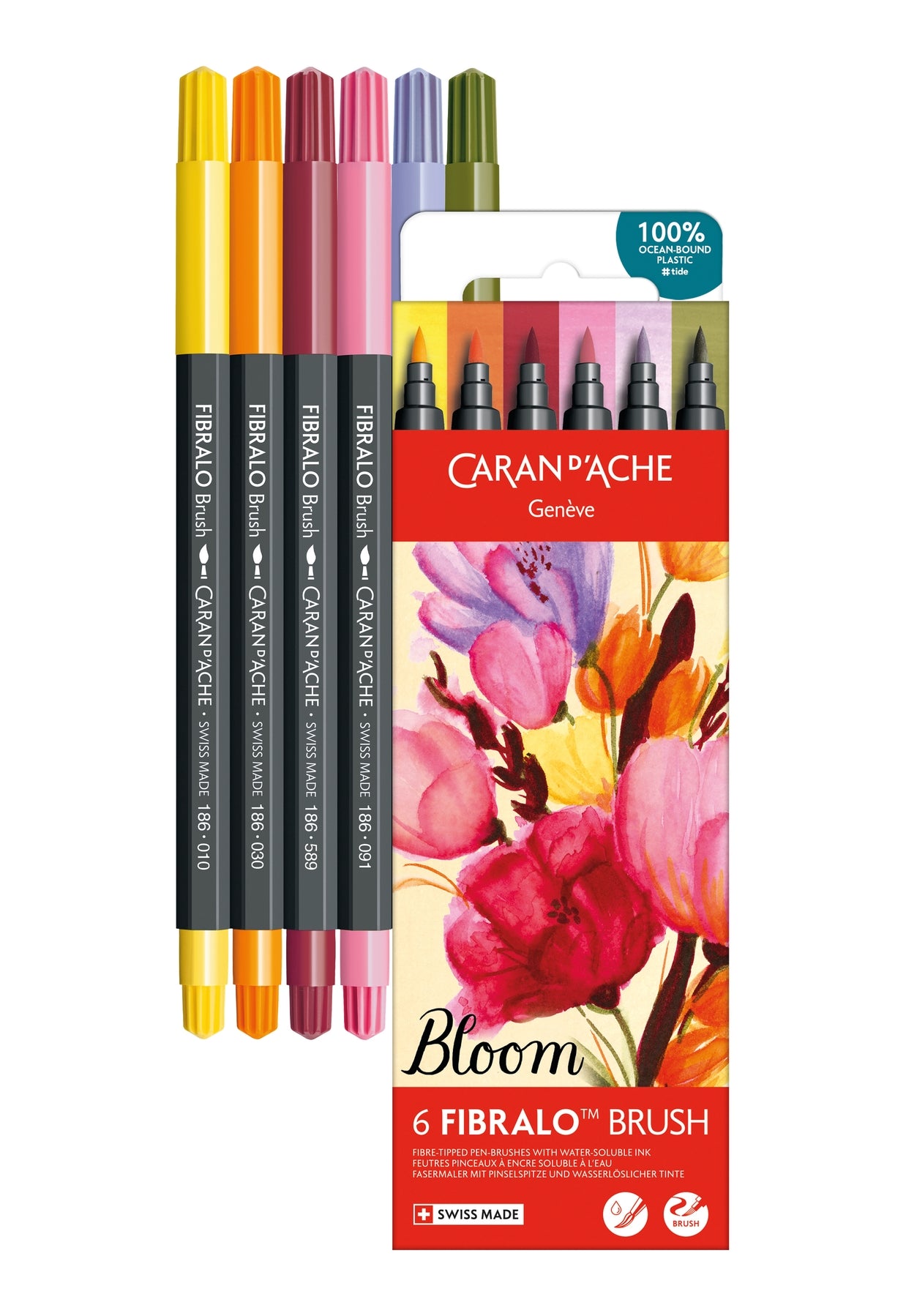 Fibralo Dual Tipped Brush Markers