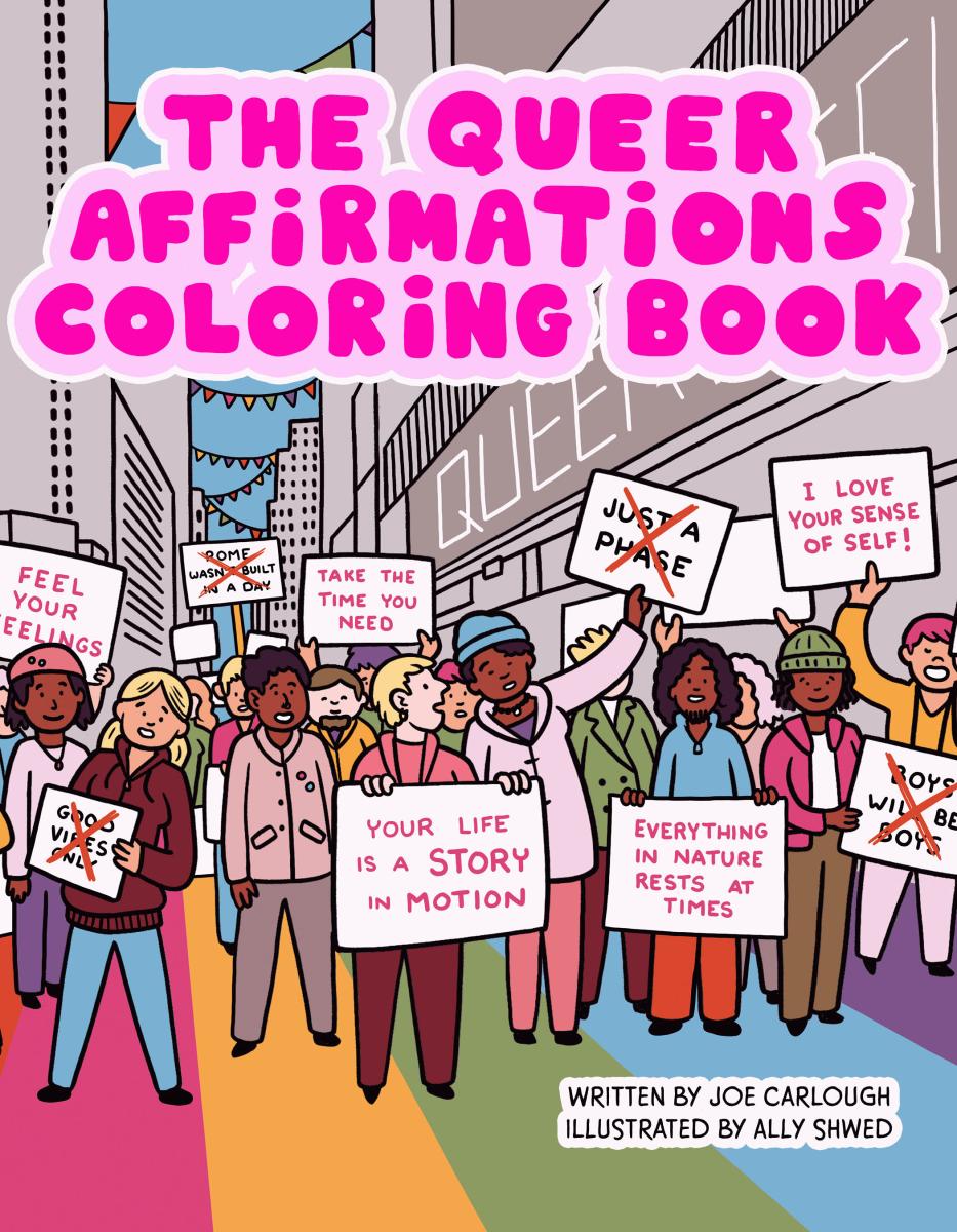 The Queer Affirmations Coloring Book - Odd Nodd Art Supply