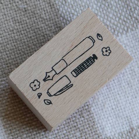 Fountain Pen Stamp by dana ate oatmeal!