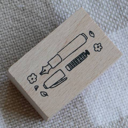 Fountain Pen Stamp by dana ate oatmeal!