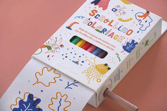 Scrollino: Scrolling Coloring and Activities - Odd Nodd Art Supply