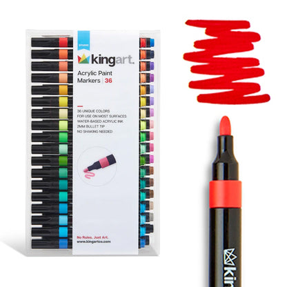 Bullet 36 Acrylic Paint Markers - Odd Nodd Art Supply
