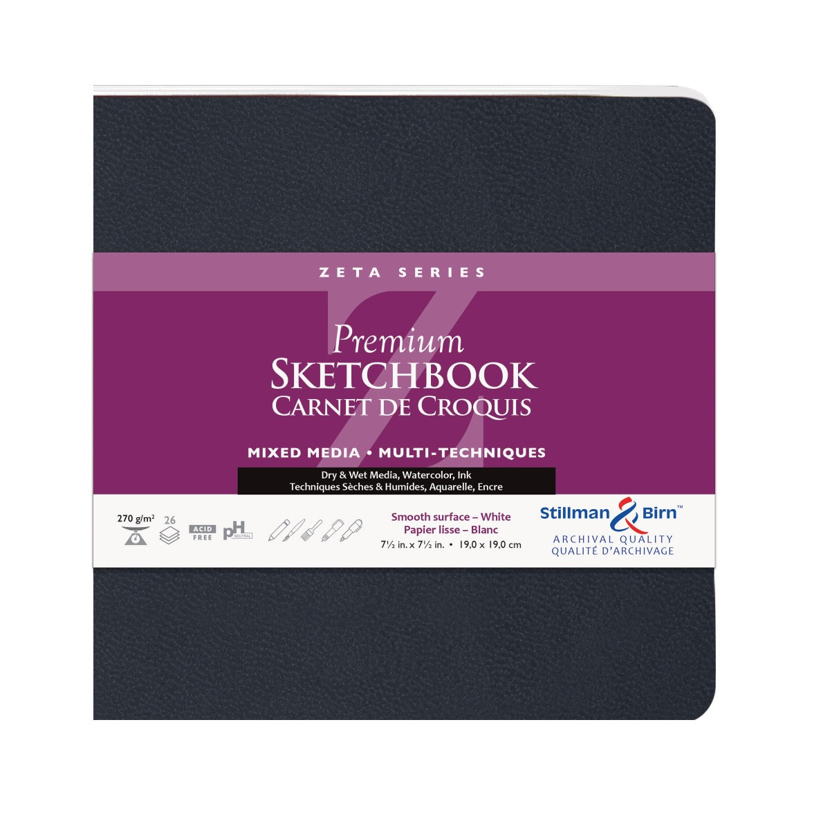 Zeta Series Premium Mixed Media Sketchbooks - Odd Nodd Art Supply