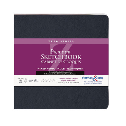 Zeta Series Premium Mixed Media Sketchbooks - Odd Nodd Art Supply