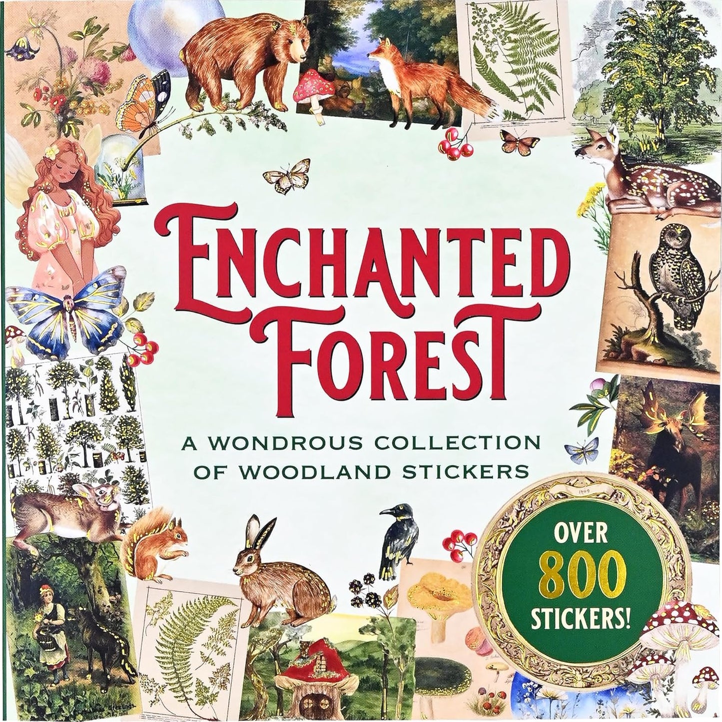 Enchanted Forest Ephemera Sticker Book Series