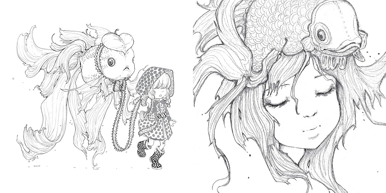 Mermaid Pop Manga Coloring Books - Odd Nodd Art Supply