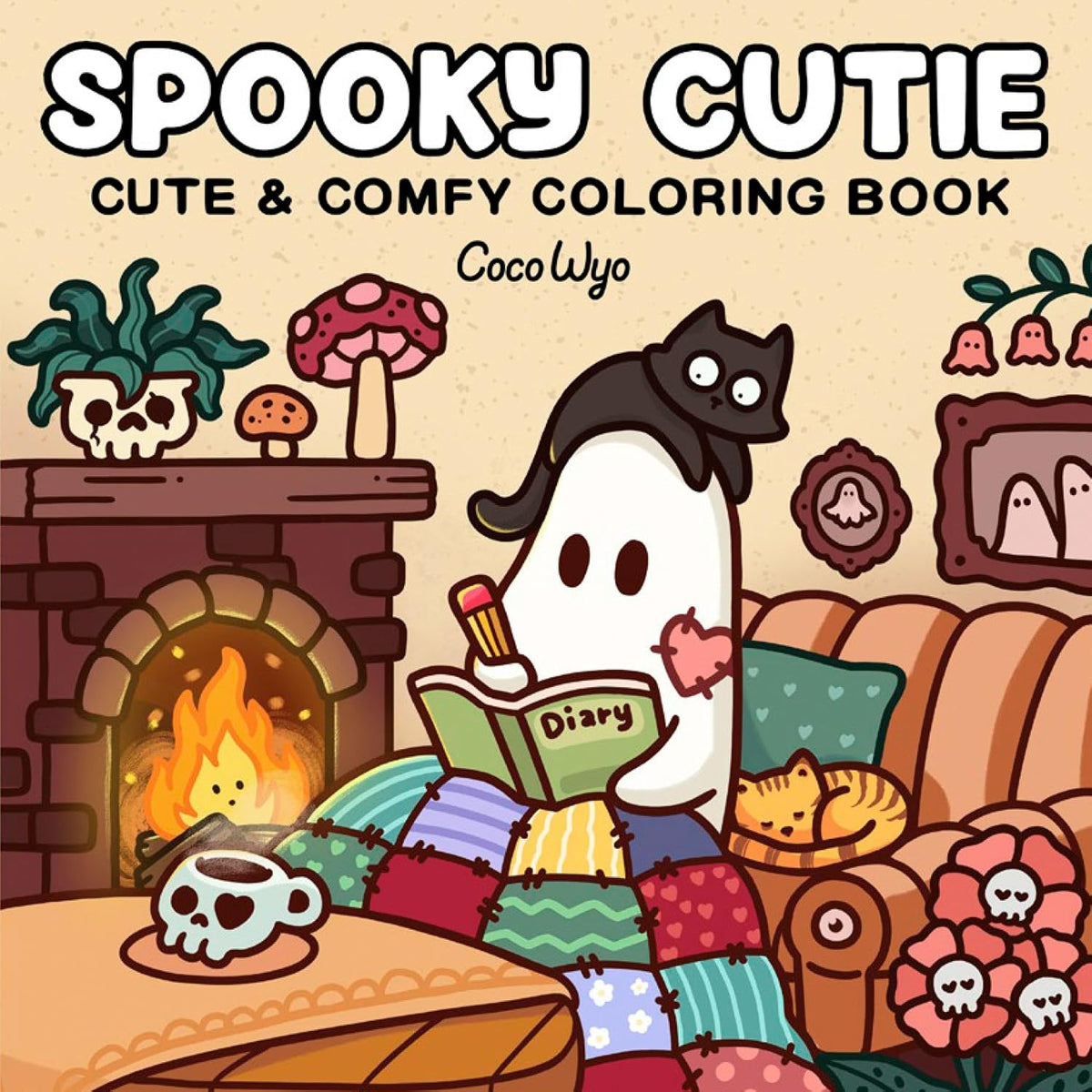 Cozy Spaces Coloring Books
