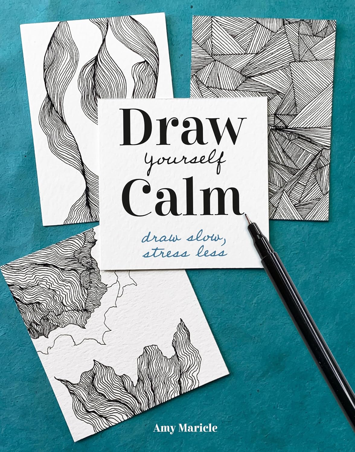 Draw Yourself Calm: Draw Slow, Stress Less - Odd Nodd Art Supply