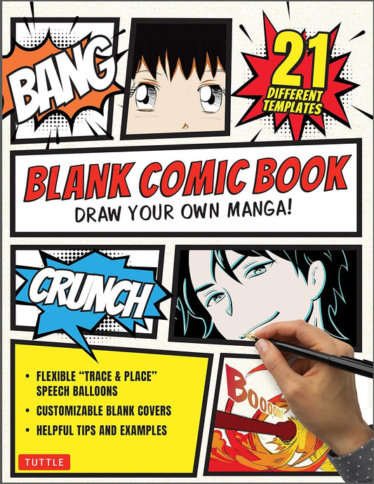 Blank Comic Book: Draw Your Own Manga!