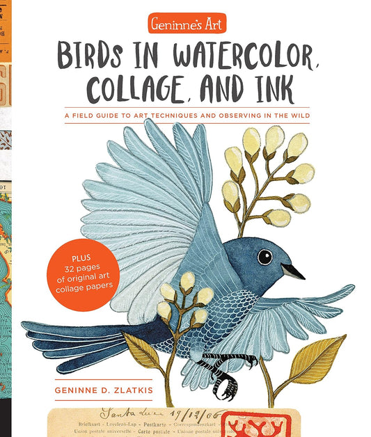 Geninne's Art: Birds in Watercolor, Collage, and Ink: A field guide to art techniques and observing in the wild