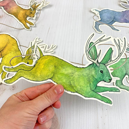 Illustrated Paper Garland