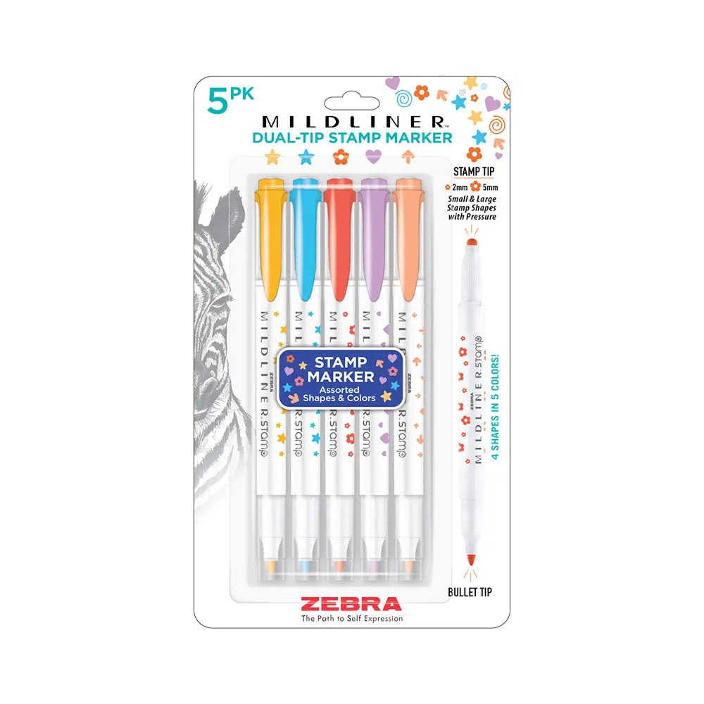 Mildliner Double-Ended Pen Sets Stamp - Odd Nodd Art Supply