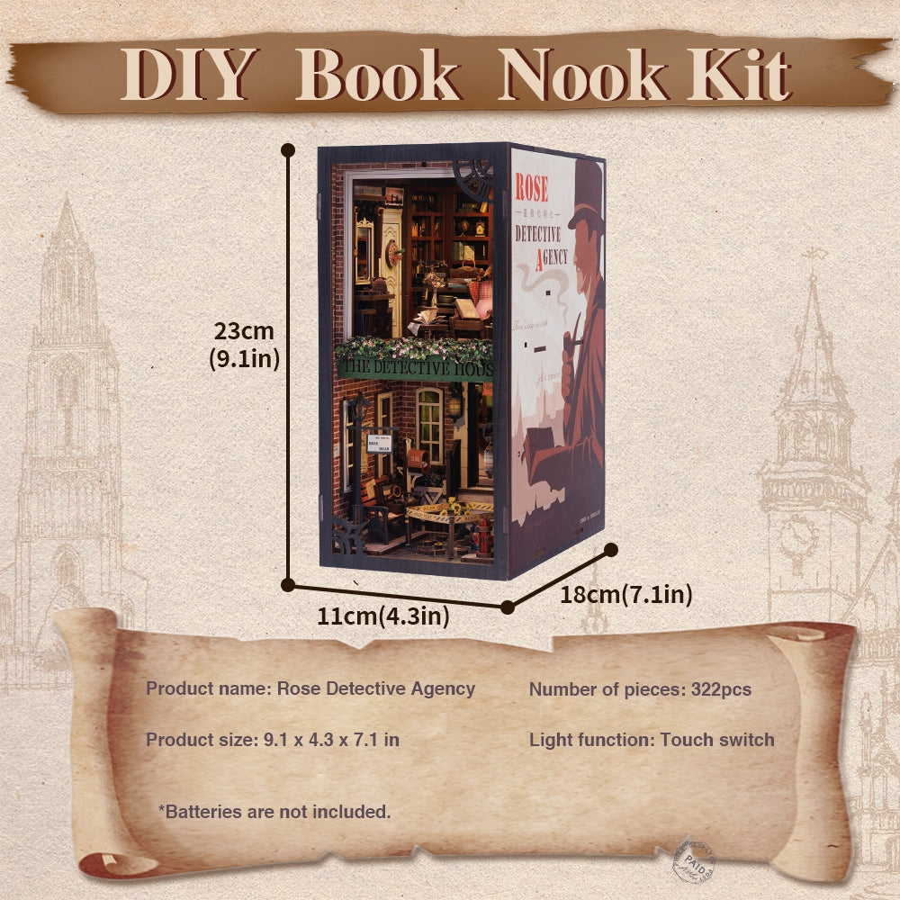 DIY Miniature Book Nook Kits - Odd Nodd Art Supply