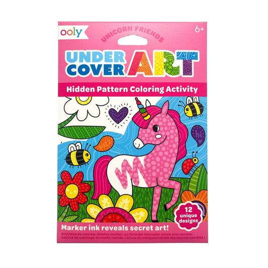 Unicorn Friends Undercover Art Hidden Patterns Coloring Activity - Odd Nodd Art Supply