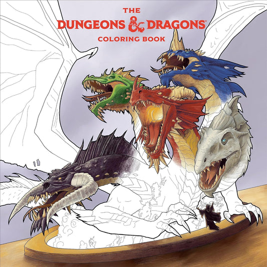 The Dungeons & Dragons Coloring Book: 80 Adventurous Line Drawings