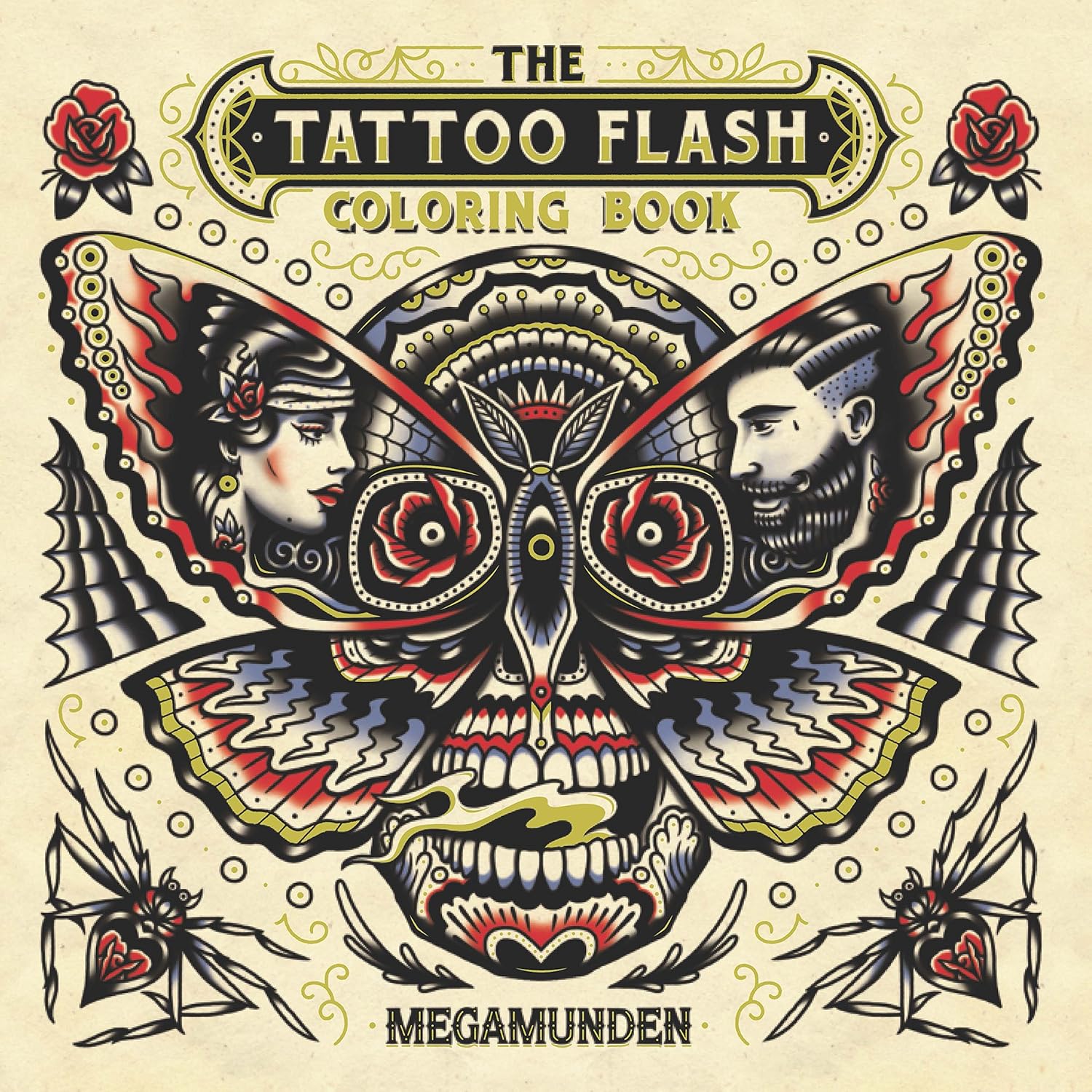 The Tattoo Flash Coloring Book: For Adults - Odd Nodd Art Supply