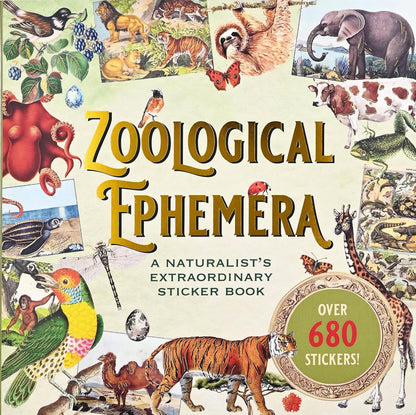 Zoological Ephemera Sticker Book Series