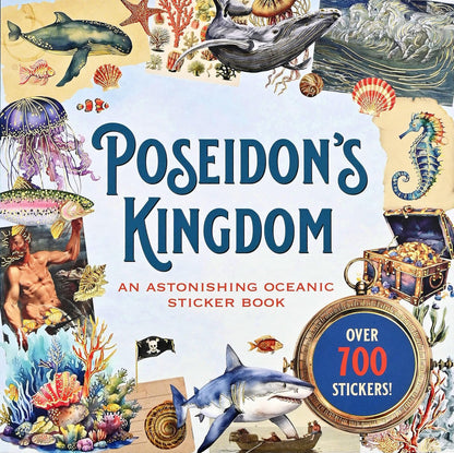 Poseidon's Kingdom Ephemera Sticker Book Series