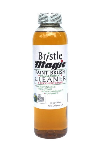 16 oz Bristle Magic Brush Cleaner and Conditioner - Odd Nodd Art Supply