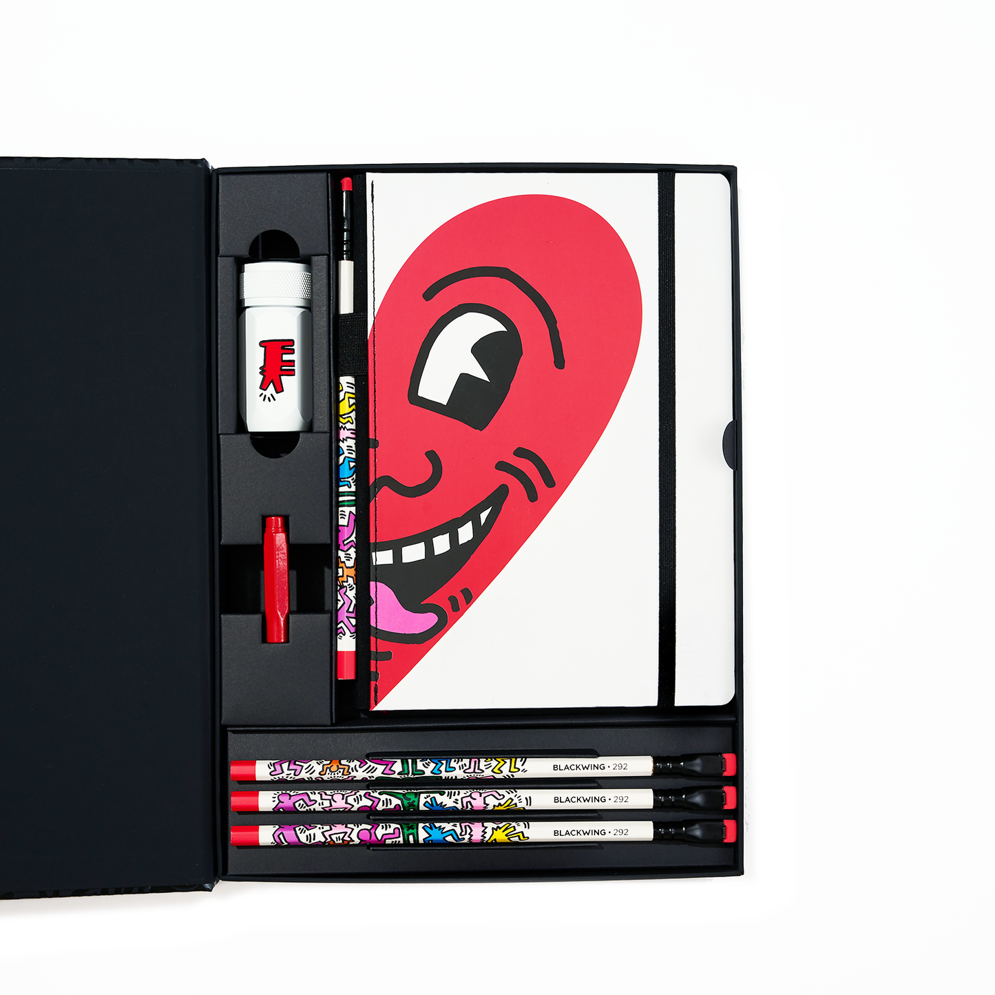 Smiling Heart Set Blackwing Volumes #292 Pencils - The Keith Haring Pencil