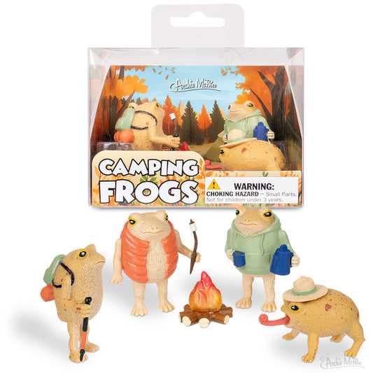 Camping Frogs Frog Figures - Odd Nodd Art Supply