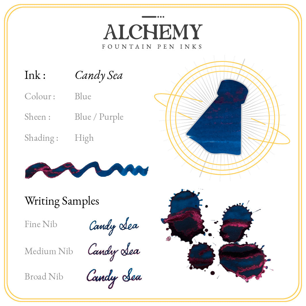 Candy Sea Endless Alchemy Fountain Pen Inks - Odd Nodd Art Supply