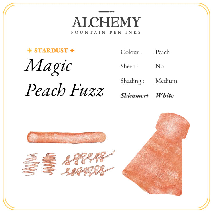 Peach Fuzz Endless Alchemy Fountain Pen Inks - Odd Nodd Art Supply