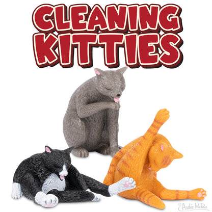 Cleaning Kitties - Odd Nodd Art Supply