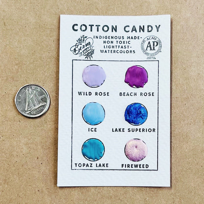 Cotton Candy Beam Paint Travel Card - Odd Nodd Art Supply