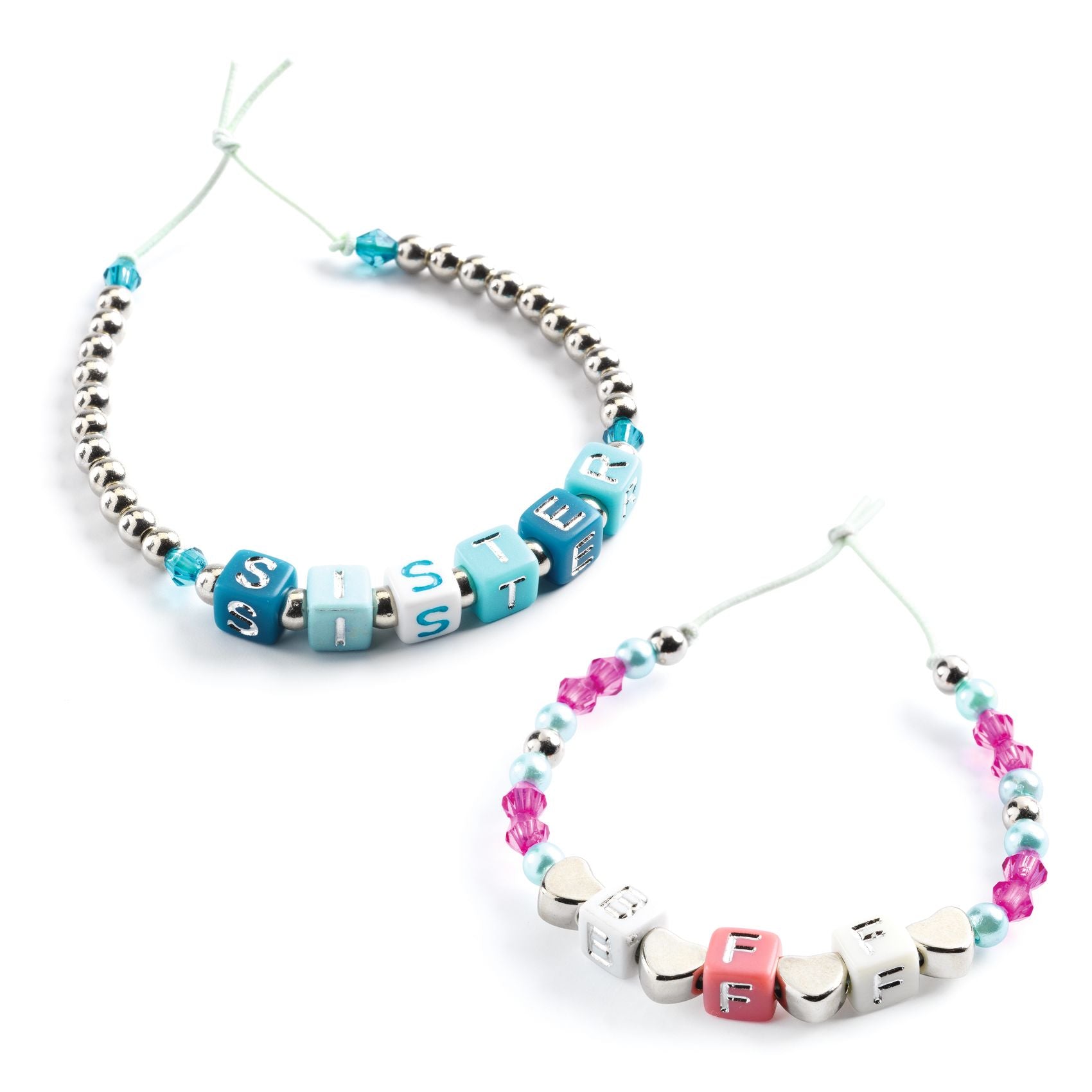 Silver Alphabet Beads - Odd Nodd Art Supply