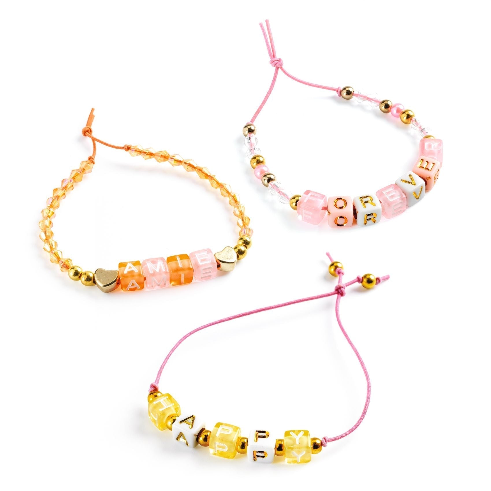 Gold Alphabet Beads - Odd Nodd Art Supply