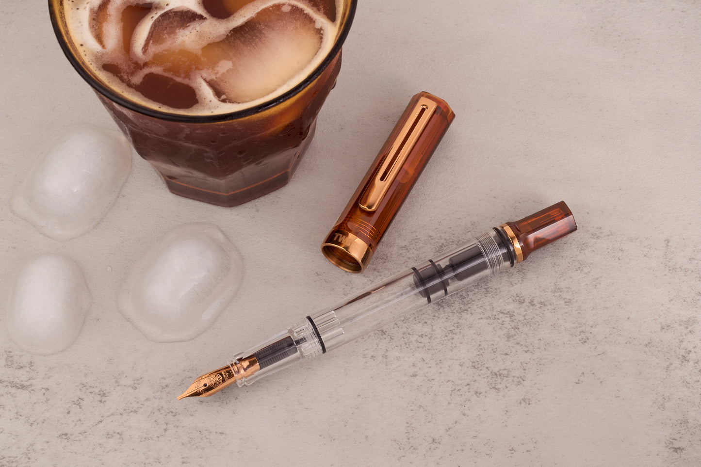 Rootbeer w/bronze TWSBI Eco Fountain Pen - Odd Nodd Art Supply