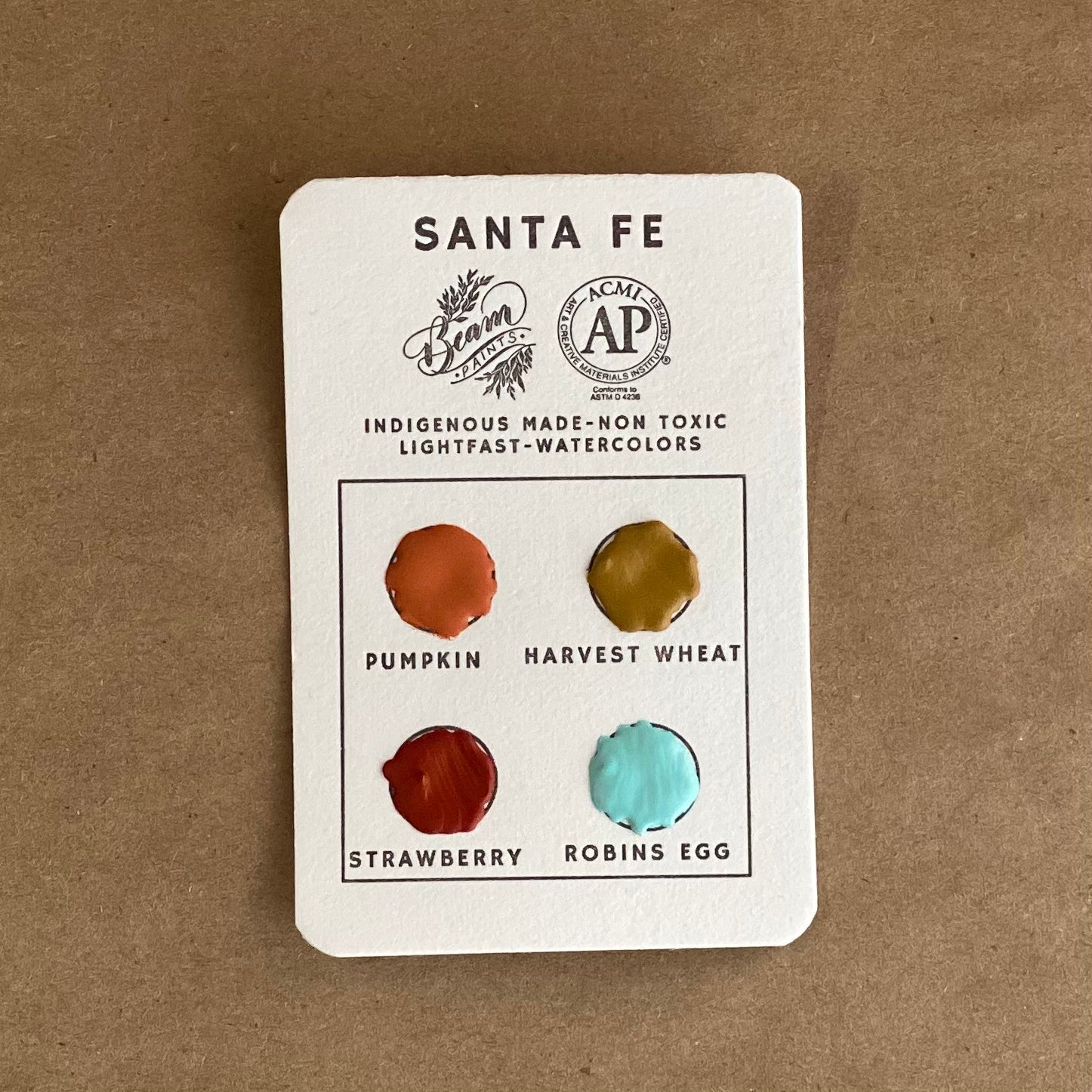 Beam Paint Travel Card Santa Fe - Odd Nodd Art Supply