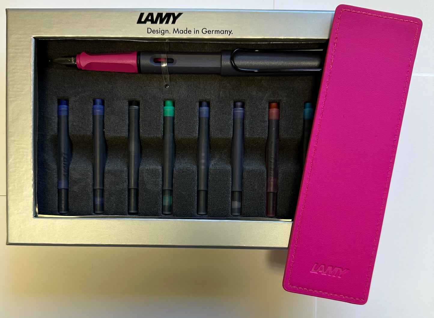 Pink CLiff Safari Lamy Fountain Pen Gift Sets - Odd Nodd Art Supply