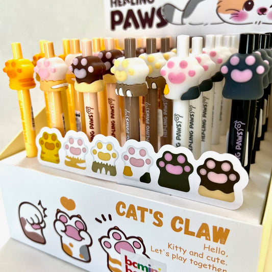 Cat Paws Retractable Gel Pen - Odd Nodd Art Supply