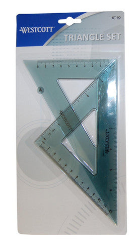 C-Thru Styrene Triangles