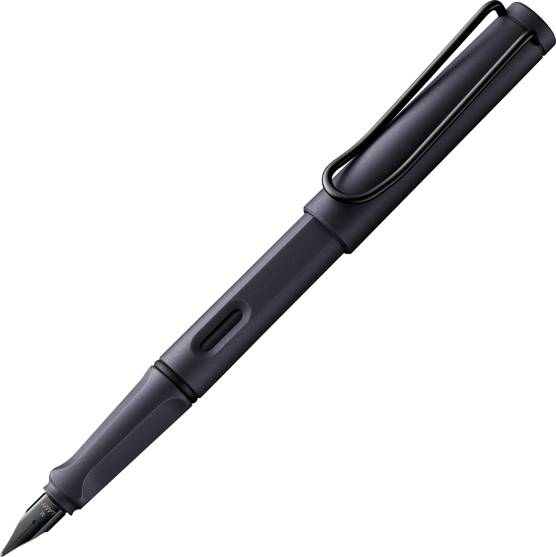 Lamy Steel Black Safari Fountain Pen - Odd Nodd Art Supply